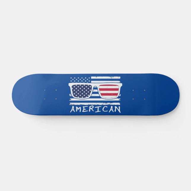 AMERICAN SUNGLASSES funny July 4th         Skateboard (Horz)