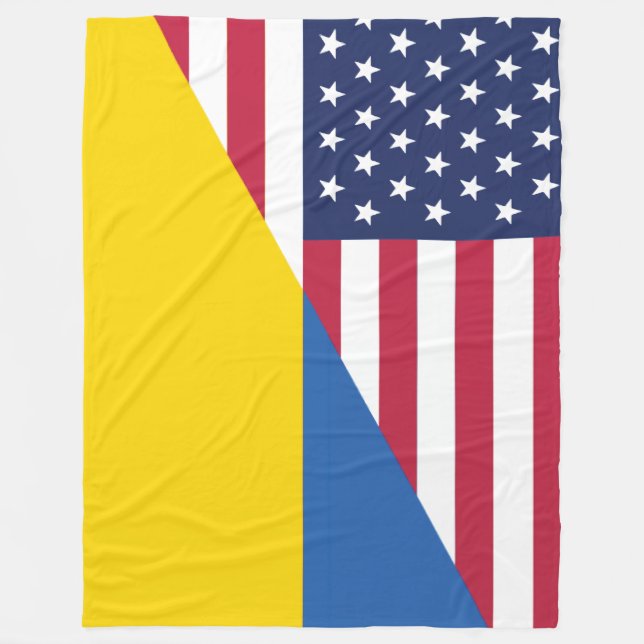 American support toward Ukraine Sherpa Blanket (Front)