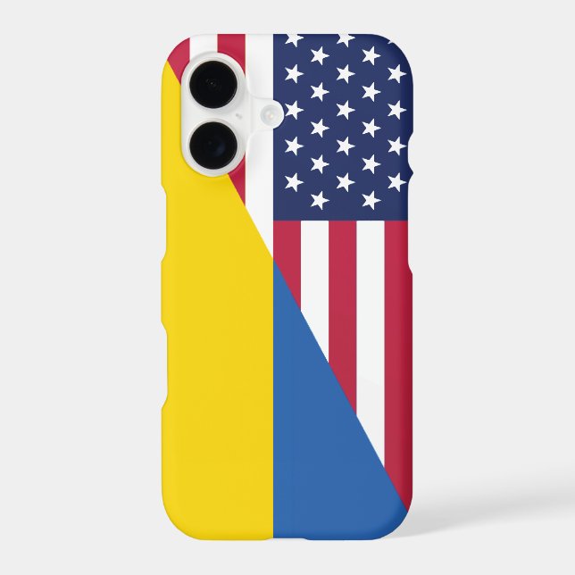 American support towards Ukraine Sherpa Blanket iPhone Case (Back)
