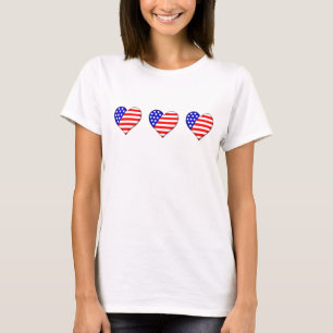 American Sweetheart Flag Ladies Tank Top
