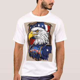American tattoo designs often feature bold lines T-Shirt