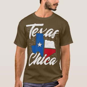 American Texas Chica Flag Texan 1 T-Shirt