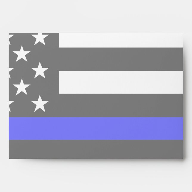 American Thin Blue Line Graphic Envelope (Front)