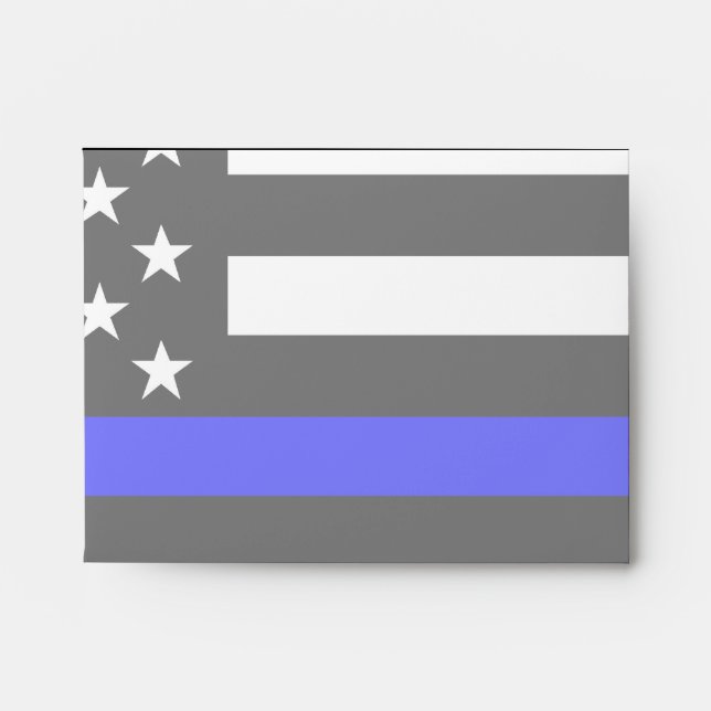 American Thin Blue Line Graphic Envelopes (Front)