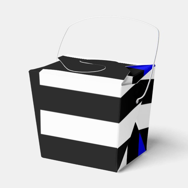 American Thin Blue Line Graphic Favour Box (Front Side)