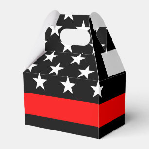 American Thin Red Line Graphic Favour Box