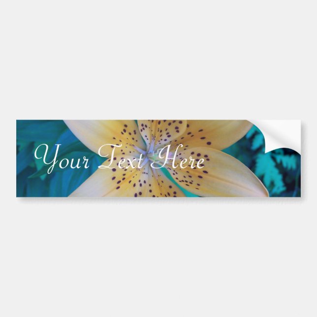 American Tiger Lily Bumper Sticker (Front)