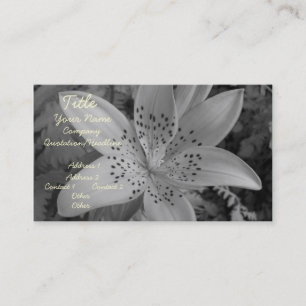 American Tiger Lily Business Card