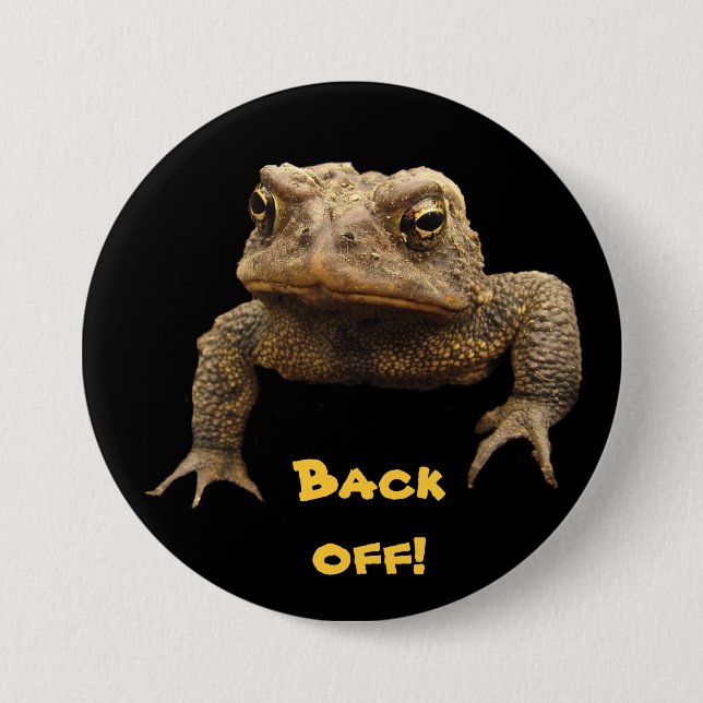 American Toad 7.5 Cm Round Badge (Front)
