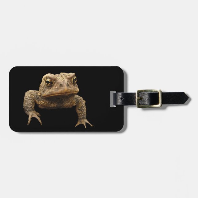 American Toad Luggage Tag (Front Horizontal)