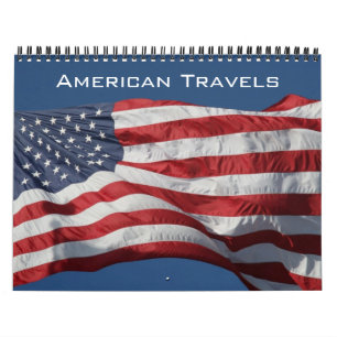 american travels (with locations) 2025 calendar