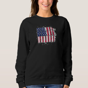 American Triathlete Us Triathlon Competition Swim  Sweatshirt