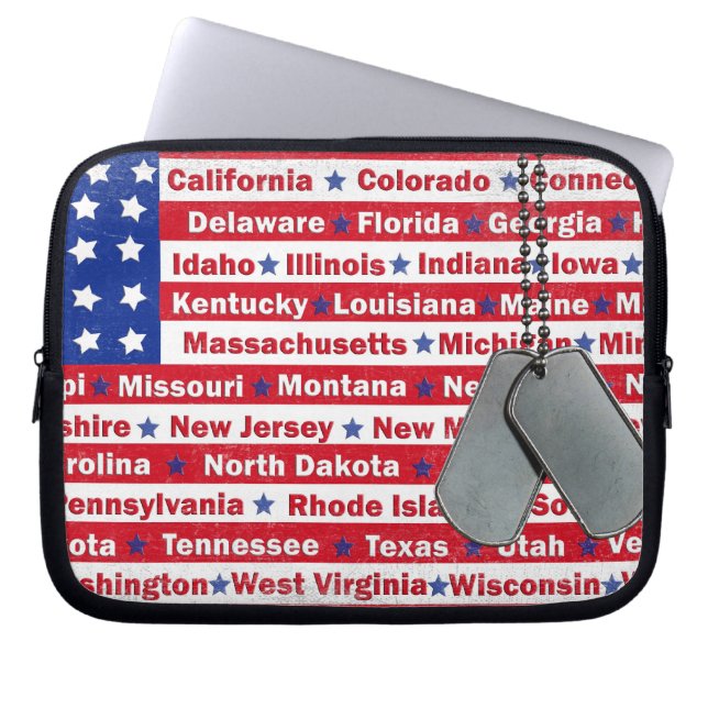 American Tribute Laptop Sleeve (Front)