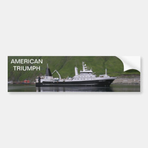 American Triumph, Factory Trawler Bumper Sticker