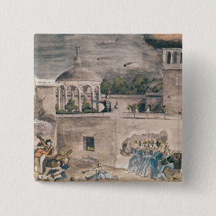 American troops under General Doniphan 15 Cm Square Badge