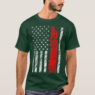 American Truck Driver 18 Wheeler Trucking USA Truc T-Shirt