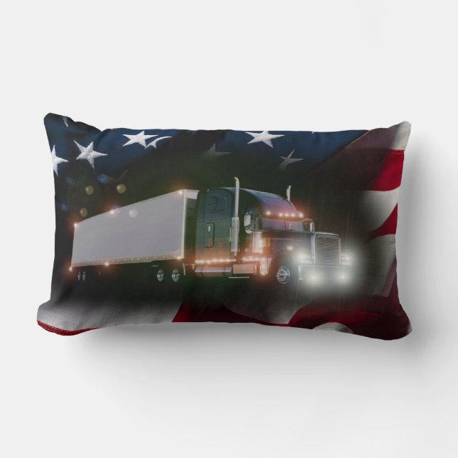 American Trucker Pride Lumbar Cushion (Front)