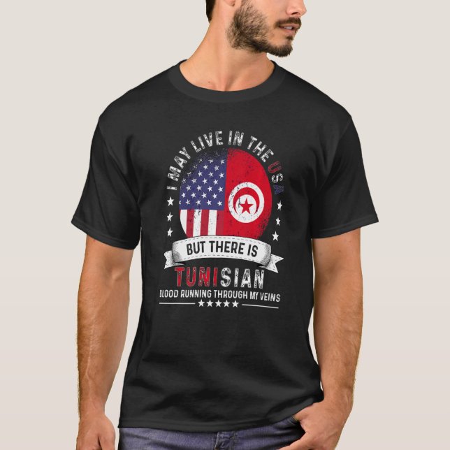 American Tunisian Home in US Patriot American Tuni T-Shirt (Front)