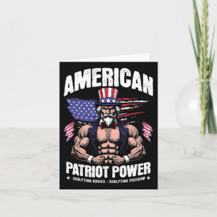 American Uncle Sam Bodybuilding - For Patriot Amer Card