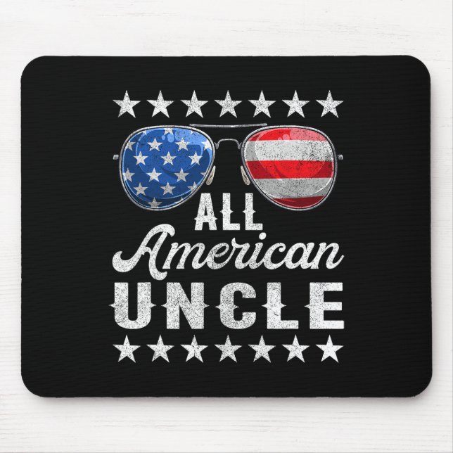 American Uncle Shirt  Mouse Pad (Front)