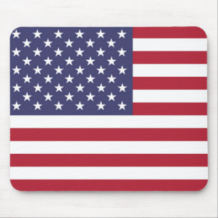 American United States USA Flag Mouse Pad