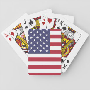 American United States USA Flag Playing Cards