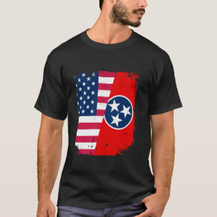 American US Flag TENNESSEE Friendship State Vintag T-Shirt