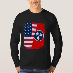 American US Flag TENNESSEE Friendship State Vintag T-Shirt
