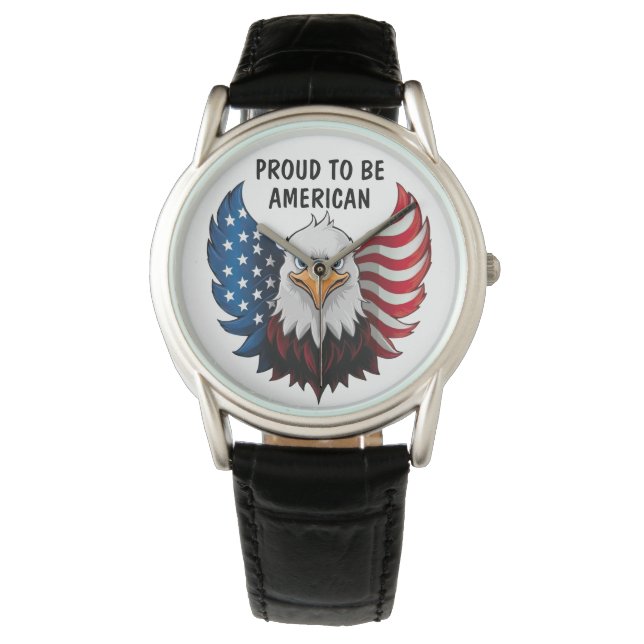 American USA Eagle Flag  Watch (Front)