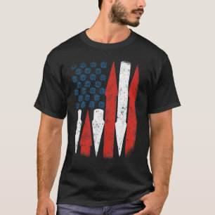 American Usa Flag Firework  4th Of July Vintage Te T-Shirt