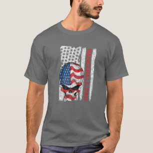 American USA Flag God Bless America Doctor 4Th Of T-Shirt