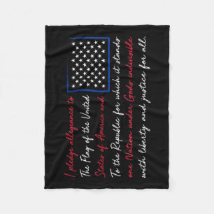 American Usa Flag Lover Memorial Day Veteran Graph Fleece Blanket