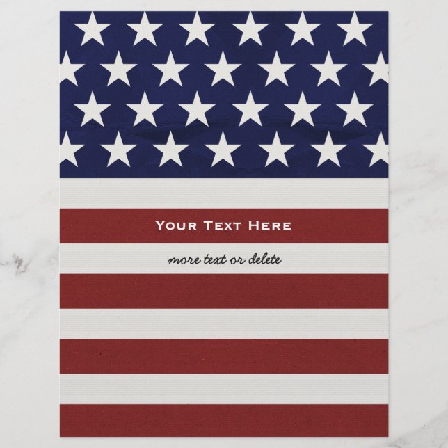 American USA Flag Patriotic July 4th Custom (Front)