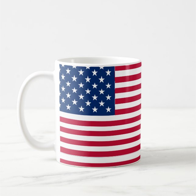 American USA Flag Pride Design-76353 Coffee Mug (Left)