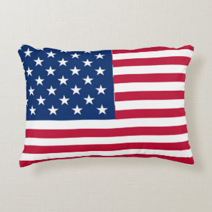 American USA Flag Pride Design-76353 Decorative Cushion