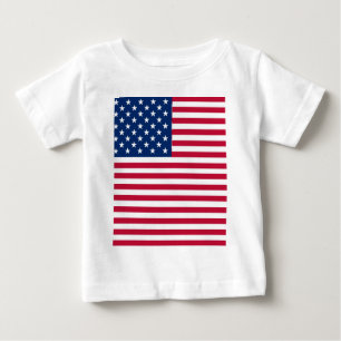 American USA Flag Pride Design Baby T-Shirt