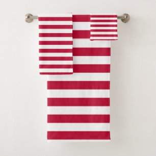 American USA Flag Pride Design Bath Towel Set