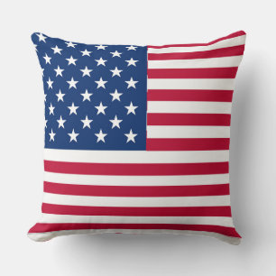 American USA Flag Pride Design Cushion