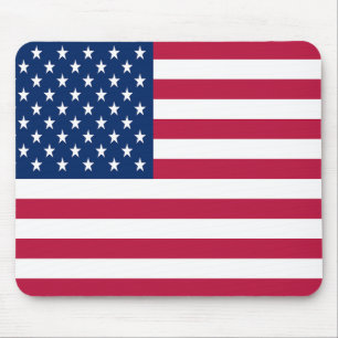American USA Flag Pride Design Mouse Pad