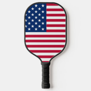 American USA Flag Pride Design Pickleball Paddle