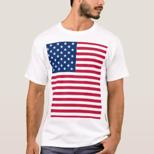 American USA Flag Pride Design T-Shirt