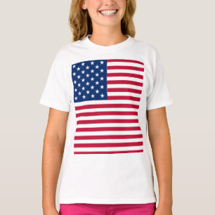 American USA Flag Pride Design T-Shirt