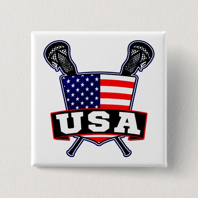American USA Lacrosse Pin (Front)