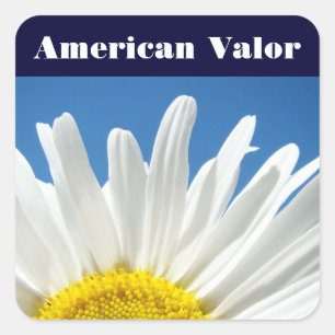 American Valour stickers Veterans Day Daisy Blue