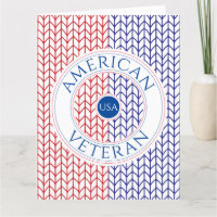 AMERICAN VETERAN Big "Thank You" Card