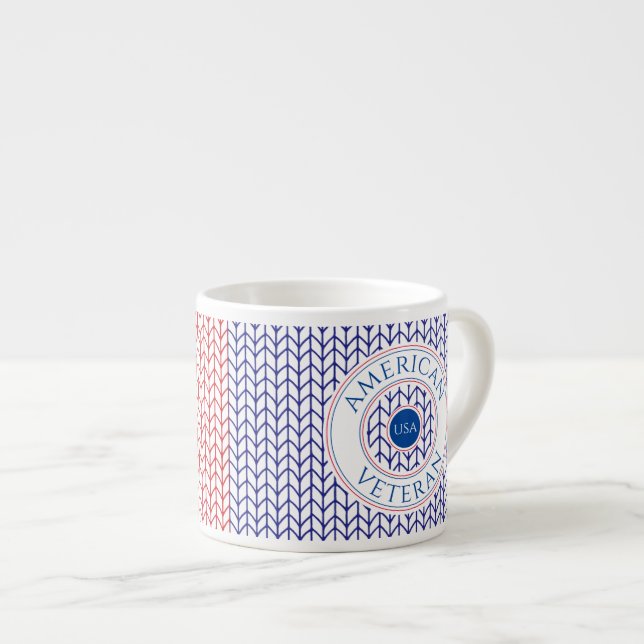 AMERICAN VETERAN Espresso Cup (Front Right)