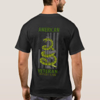 American Veteran Molon Labe USA Flag AR15 T-Shirt