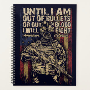 American Veteran Patriotic Quote Planner