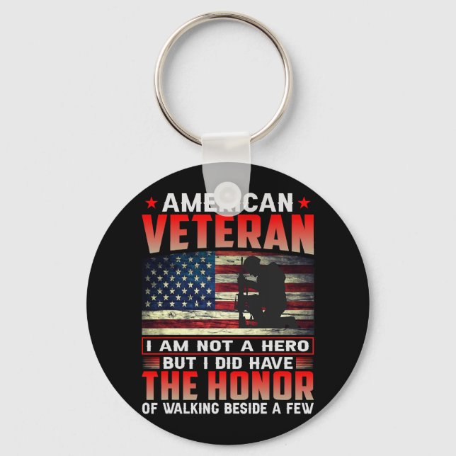 American Veteran The Honour 38 Key Ring (Front)