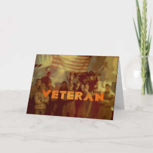 American Veteran - Veterans Day Military Card